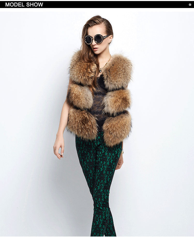 Femme Gilet en fausse fourrure élégant avec volume tendance et finition luxueuse Berg-Feldt