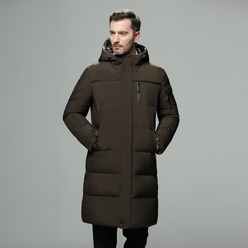 Berg-Feldt | Gefütterte Herrenjacke mit abnehmbarer Kapuze