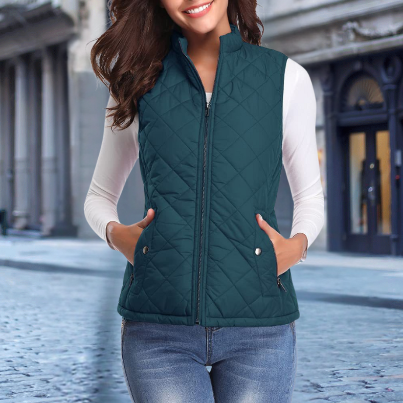 Berg-Feldt | Elegante Steppjacke mit Zipper für Damen