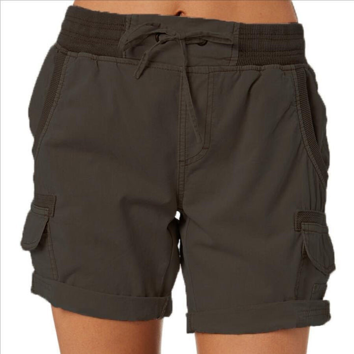 Pantalon décontracté taille haute douillet