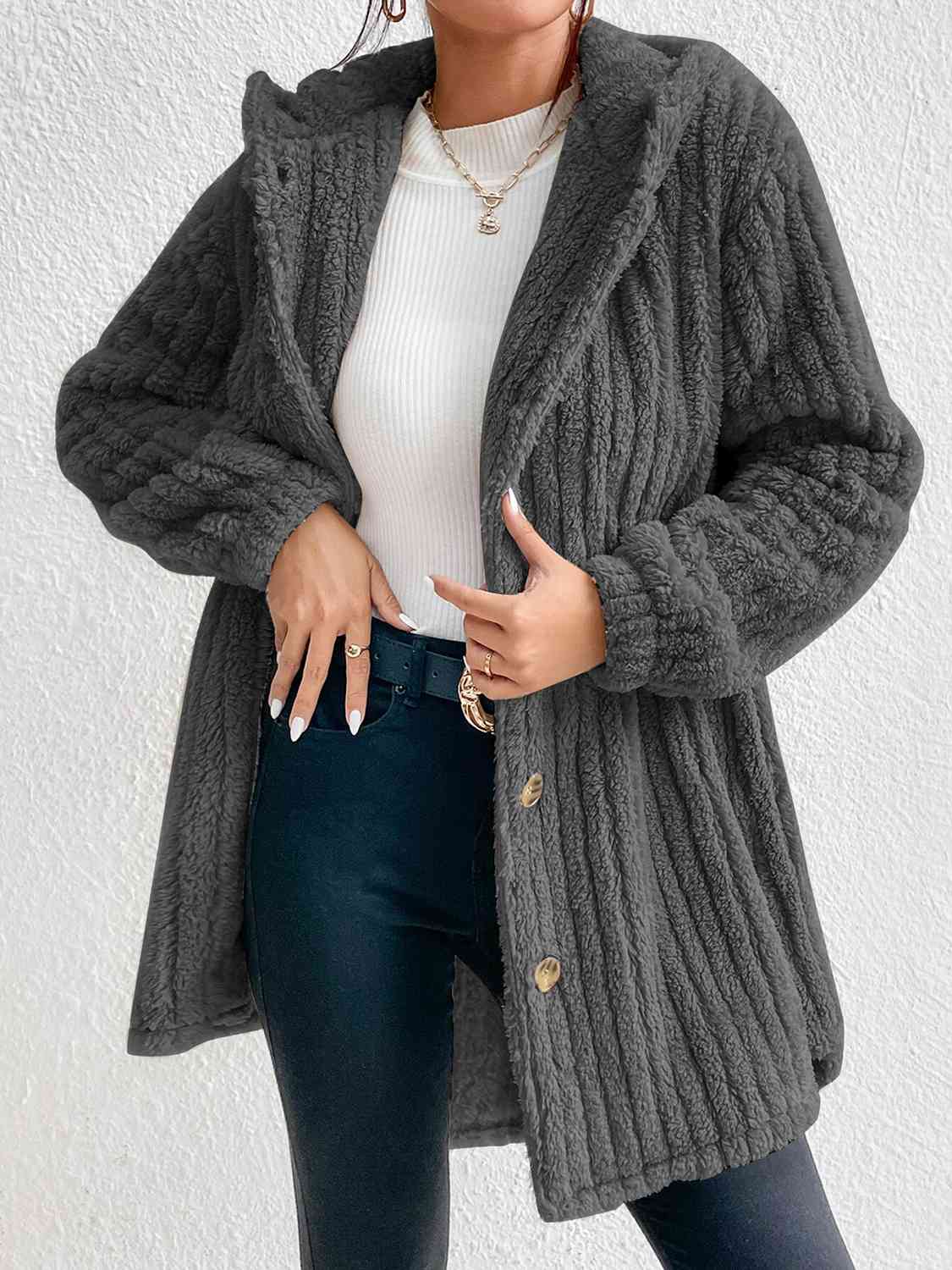 Berg-Feldt | Manteau à capuche boutonnée