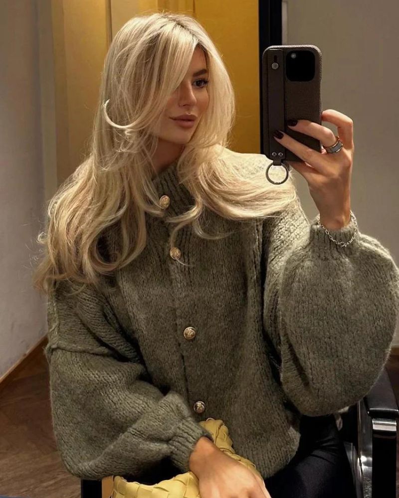 Berg-Feldt | Gemütlicher Lockerer Cardigan