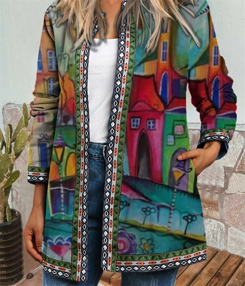 Berg-Feldt | Veste bohème à motifs colorés