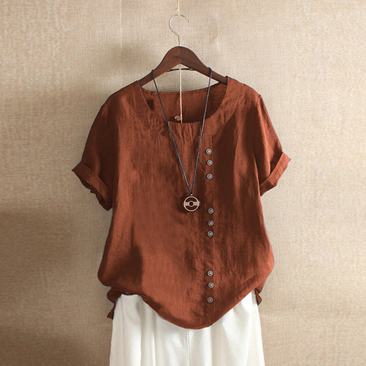 T-shirt en coton de Fudus (Manches courtes)