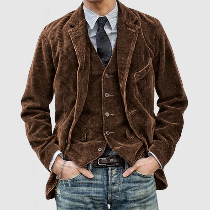 Berg-Feldt | Herren Weinlese Cordjacke Cape