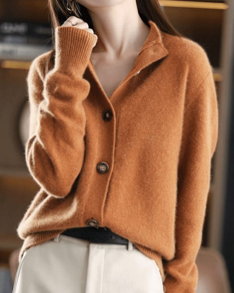 Berg-Feldt | Gestrickte Strickjacke
