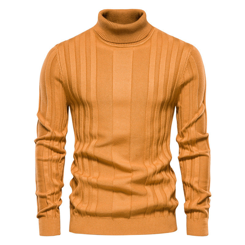 Chandail pour homme à col roulé élégant