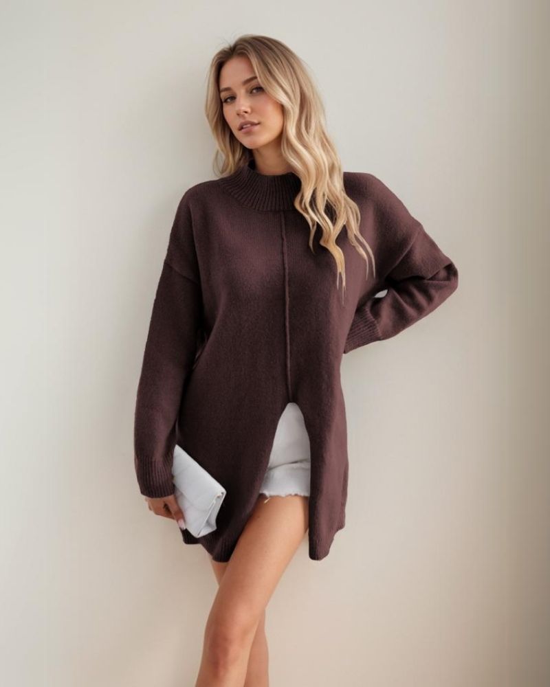 Berg-Feldt | Minimalistischer & Schicker Longline-Pullover