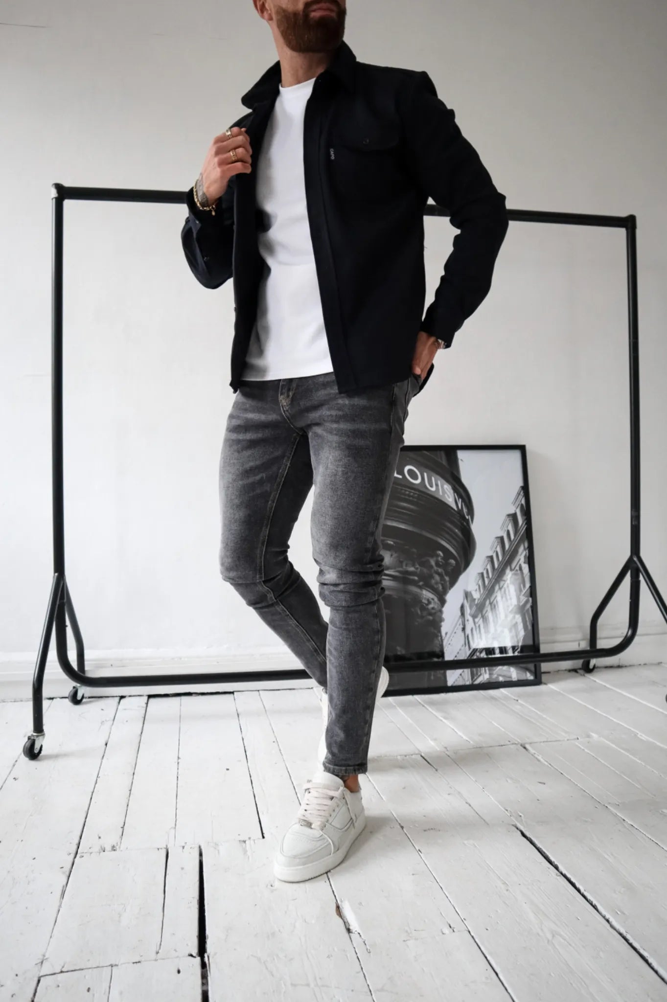 Berg-Feldt | Veste chemise boutonnée