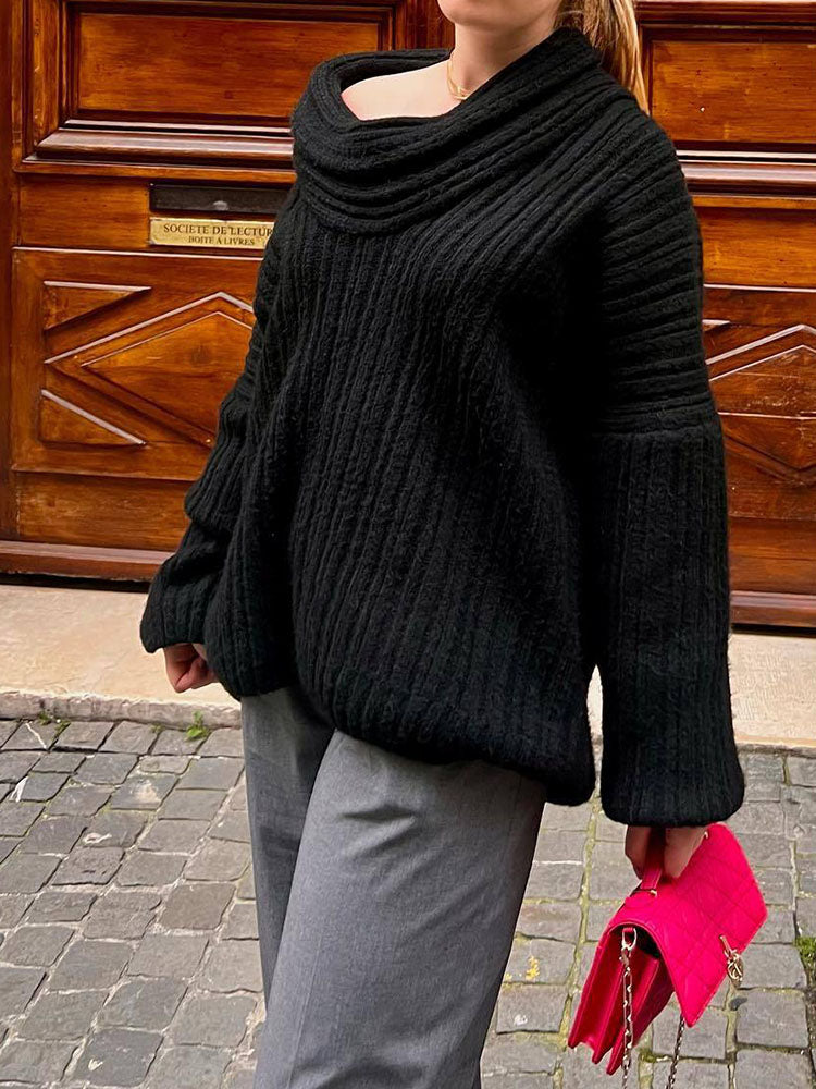 Berg-Feldt | Rippstrickpullover Weiche Wolle Elegant und Warm