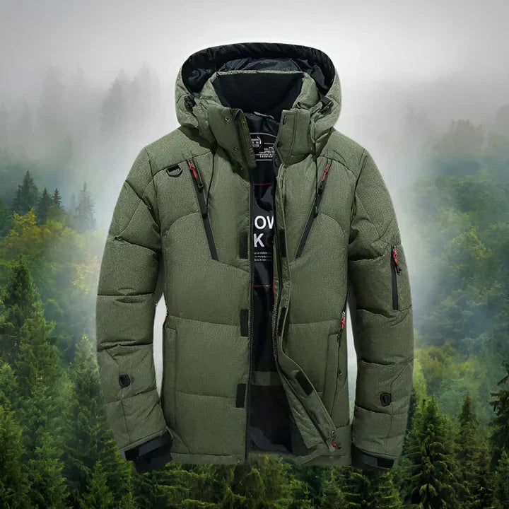 Berg-Feldt | Lässig Mittellang mit Schnur für Frauen Ideal für Herbst Winter