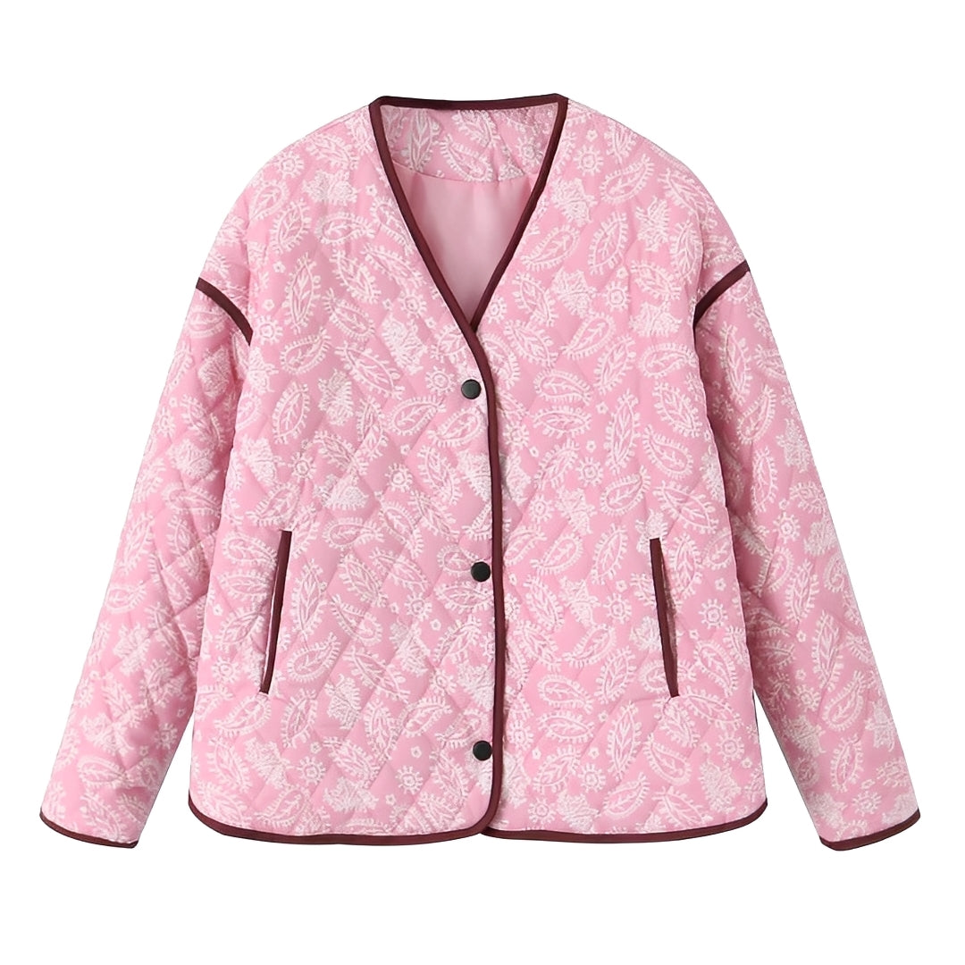 Berg-Feldt | Lässige Patchwork-Quiltjacke für Frauen