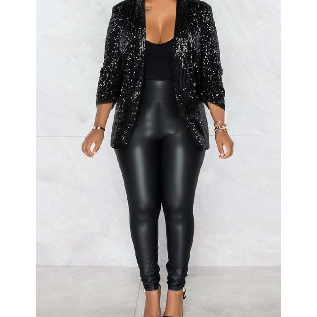 Berg-Feldt | Blazer de soirée brillant pour femme en paillettes