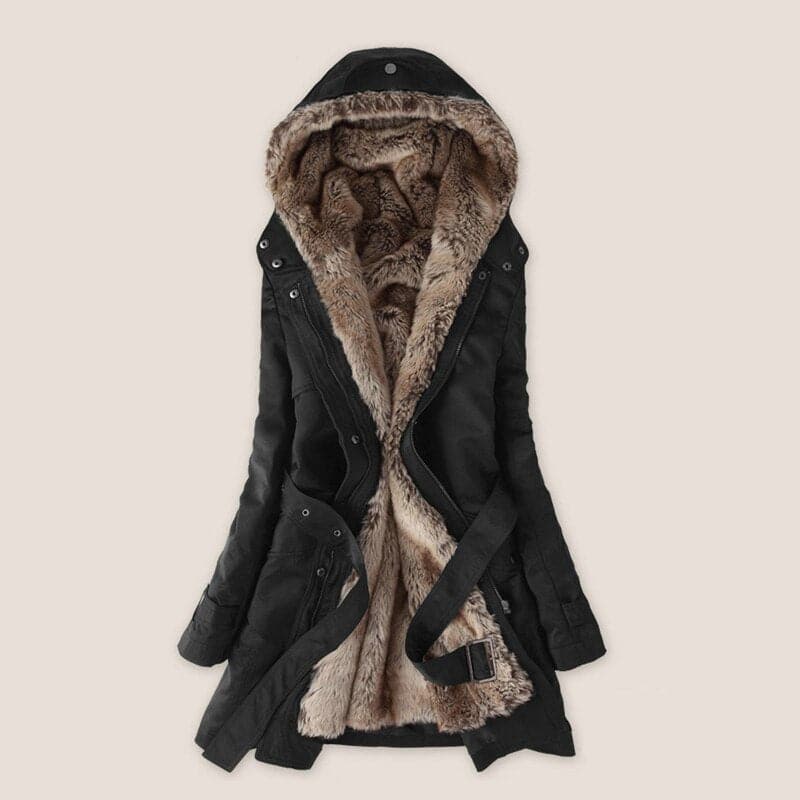 Berg-Feldt | Kunstfell Gefütterter Parka - Kapuzen-Parka Bis Zur Mitte Des Oberschenkels