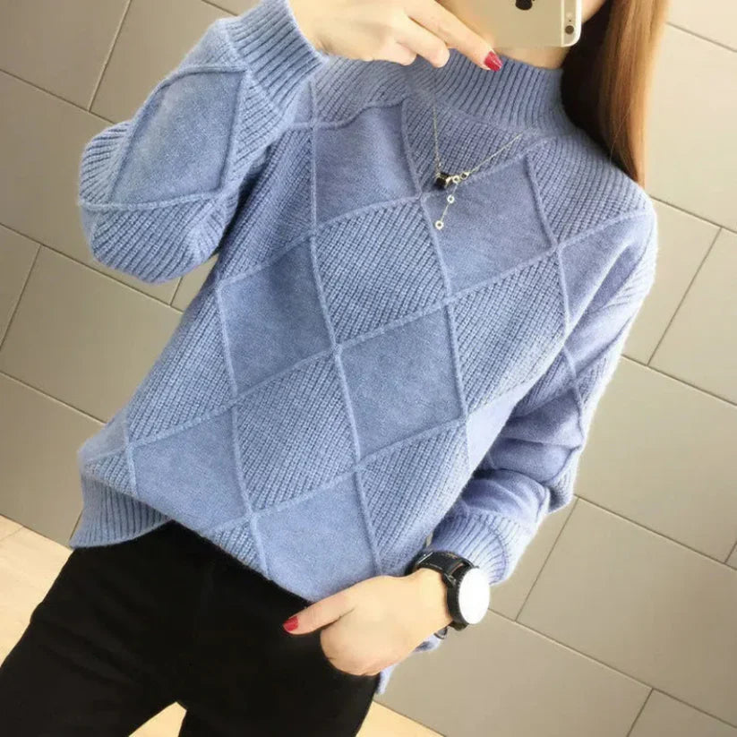 WALDA: Warmer Rollkragenpullover