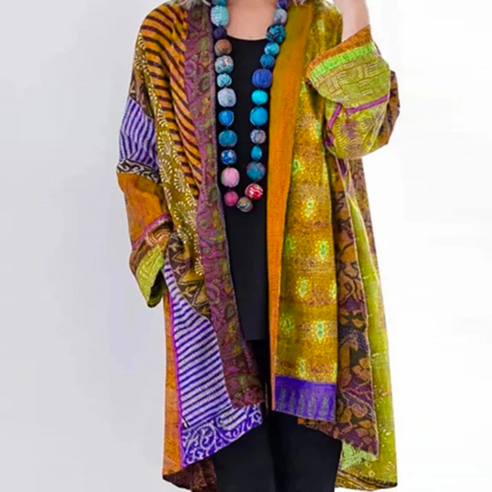 Berg-Feldt | Herbstjacke mit Buntem Muster - Maravilla