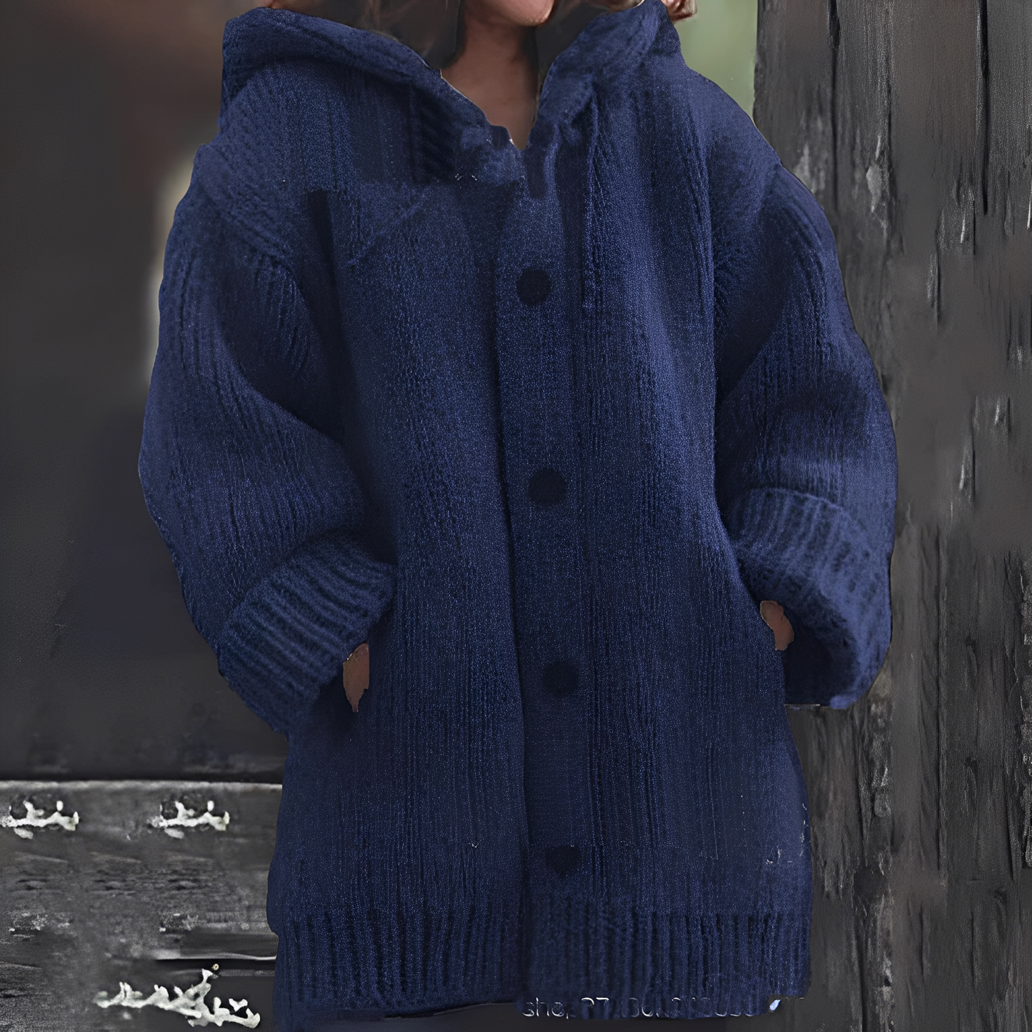 Berg-Feldt | Cardigan en maille confortable à capuche pour femmes