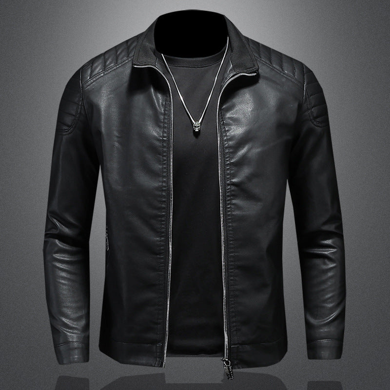 Berg-Feldt | Stylische, Slim Fit Lederjacke für Männer