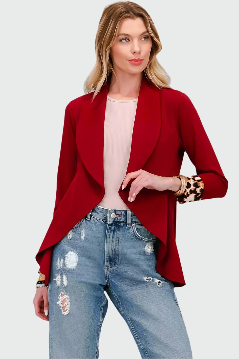 Berg-Feldt | Freizeit Blazer mit Pantherdetail