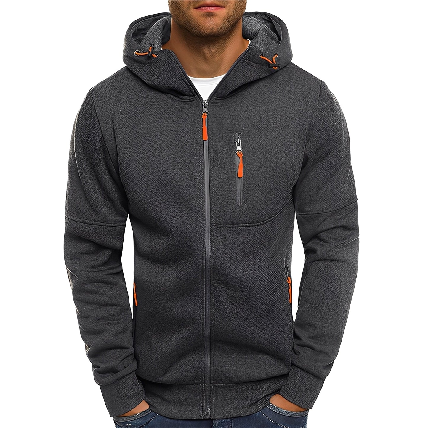 Berg-Feldt | Moderne Fleecejacke mit Kapuze für Herren