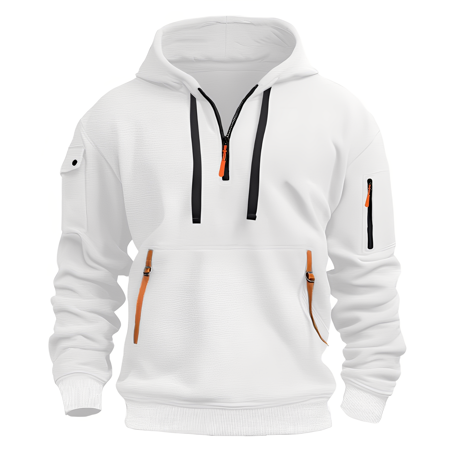 Berg-Feldt | Locker Hoodie mit Halbzip für Männer