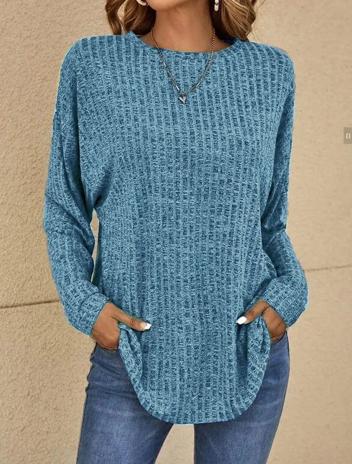 Berg-Feldt | Stylisches Gestricktes und Dehnbares Lässiges Top