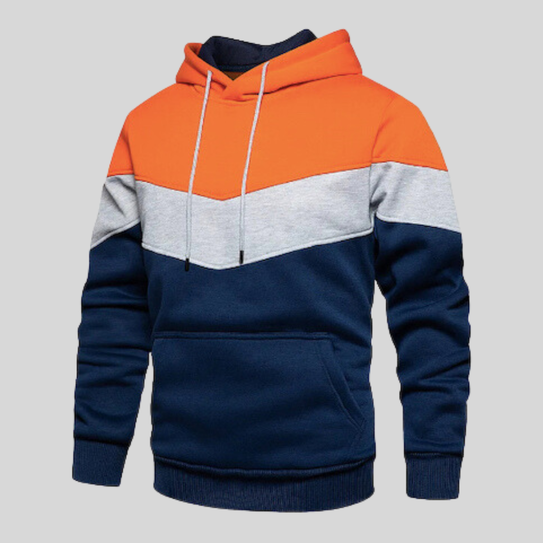 Fudus Patchwork Design Sweatshirt