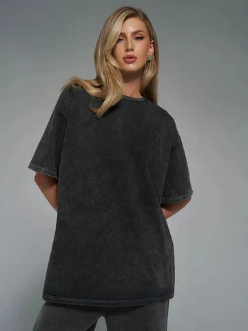 T-shirt en coton Kirsten style rétro