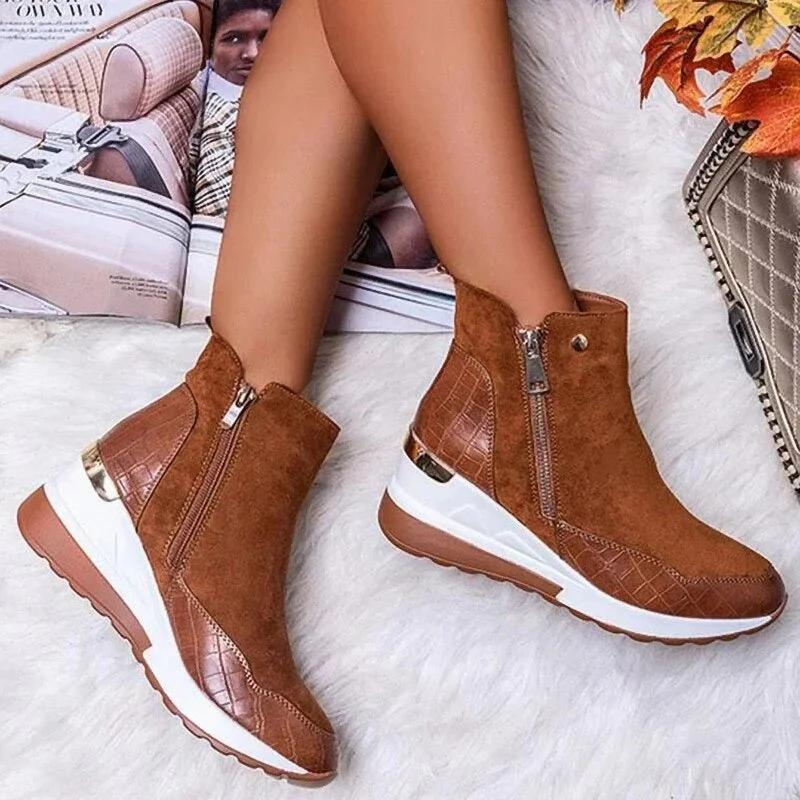 Berg-Feldt | Retro-Zipper-Stiefel