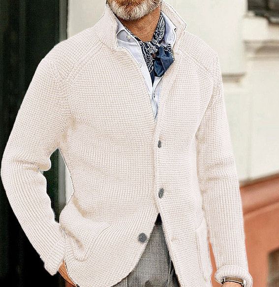 Herren-Blazer im Retro-Patchwork-Stil