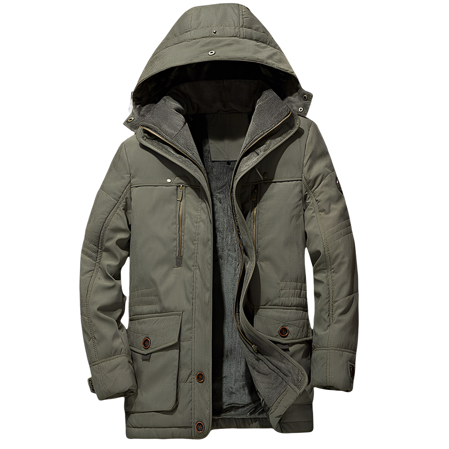 Berg-Feldt | Veste chaude et épaisse à capuche pour hommes