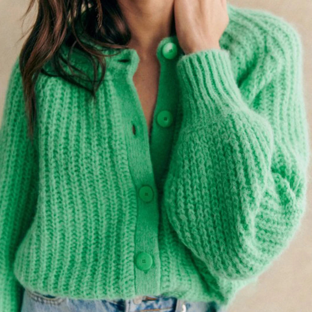 Berg-Feldt | Cardigan en Maille Épaisse Doux et Chaud Parfait pour le Quotidien