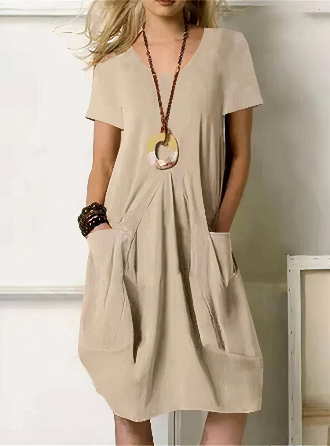 CALLAN – Robe longue en coton