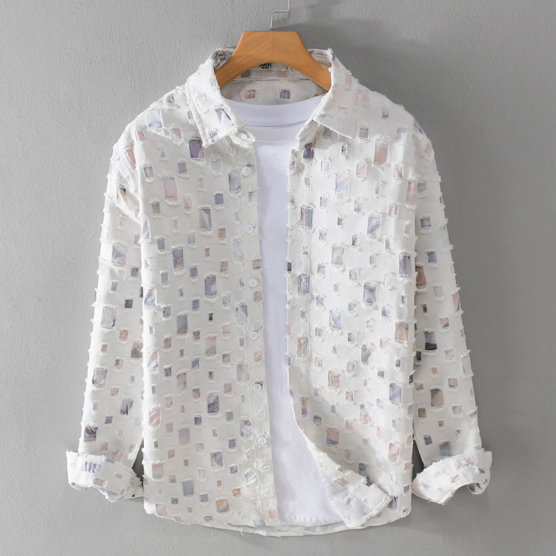 Chemise en jean de coton pour homme - Tedor