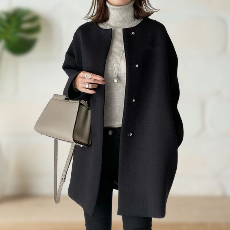 Berg-Feldt | Minimalistische Wollmantel Elegant und Warm Zeitloses Design