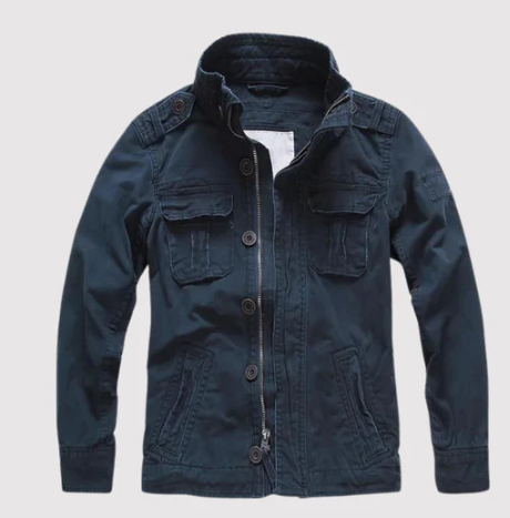 Monique: Veste en jean rétro à nombreuses poches
