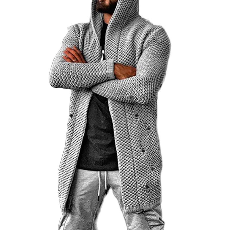 Berg-Feldt | Strickjacke mit Kapuze für Männer