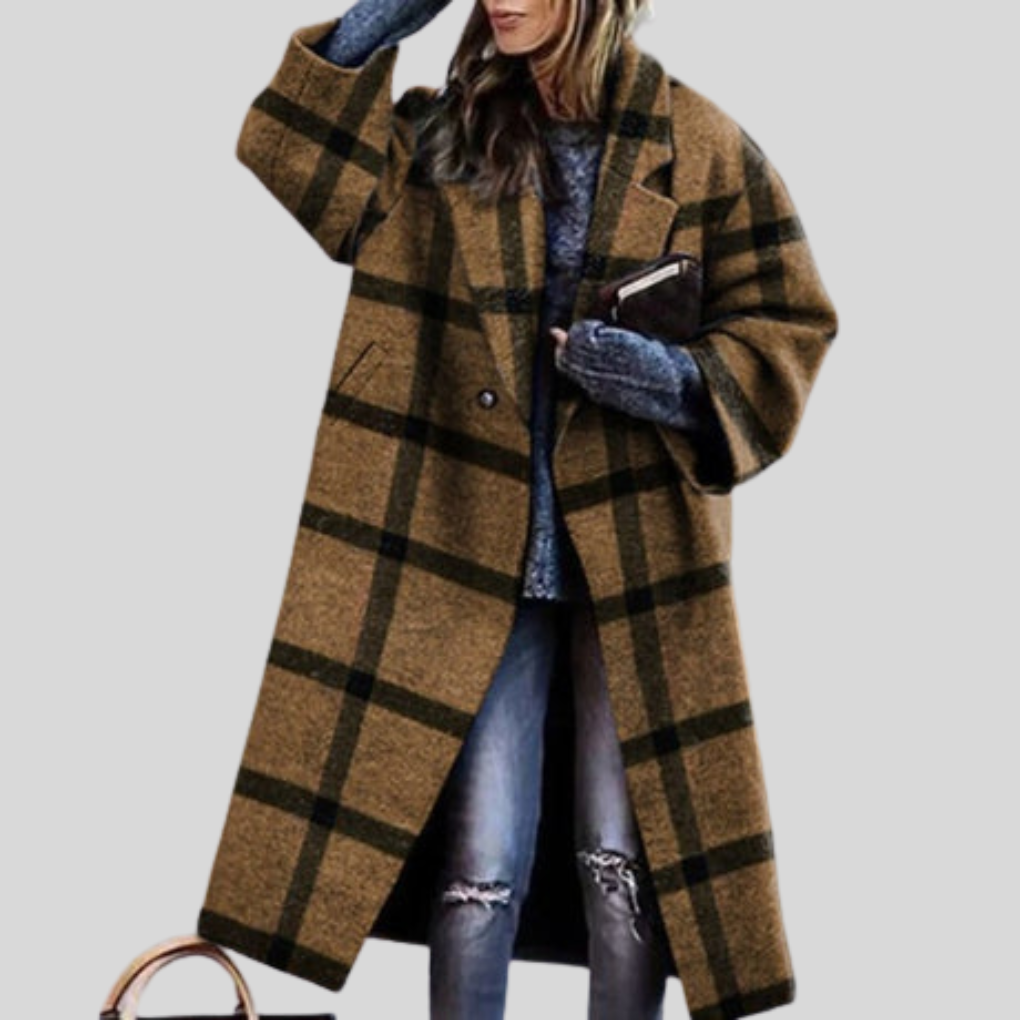 Berg-Feldt | Langer Wintermantel – Karlina Warmes Layering-Stück