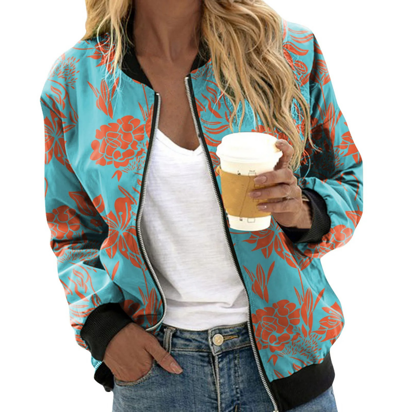 Berg-Feldt | Blazer à fleurs vives pour femme