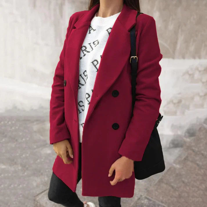 Berg-Feldt | Eleganter Woll Mantel Damen