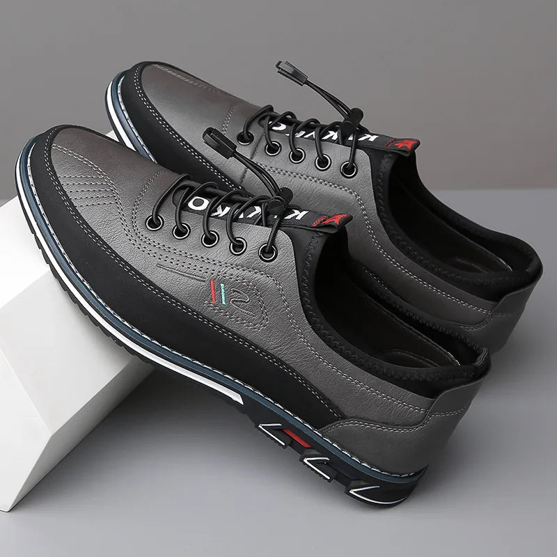 Chaussures homme en cuir bicolores classiques