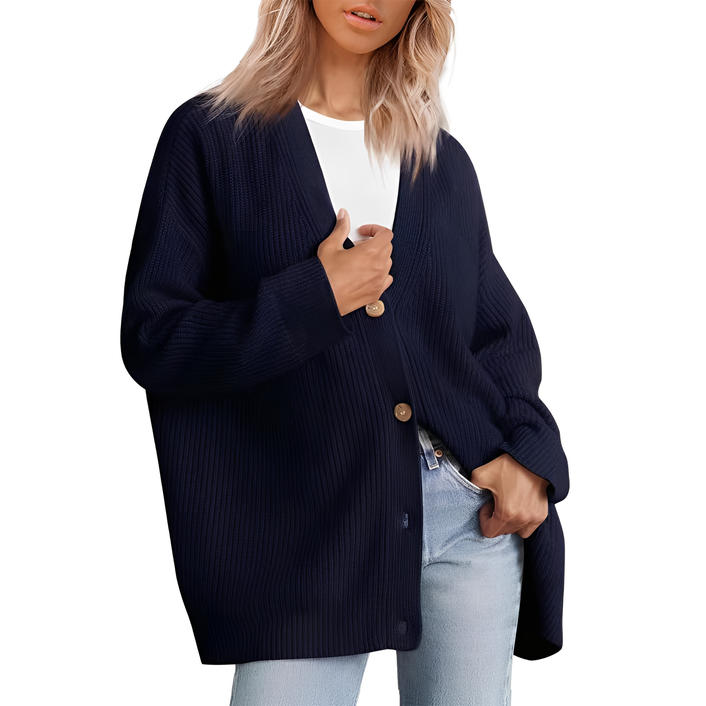 Berg-Feldt | Lässiger Oversize Cardigan für Frauen