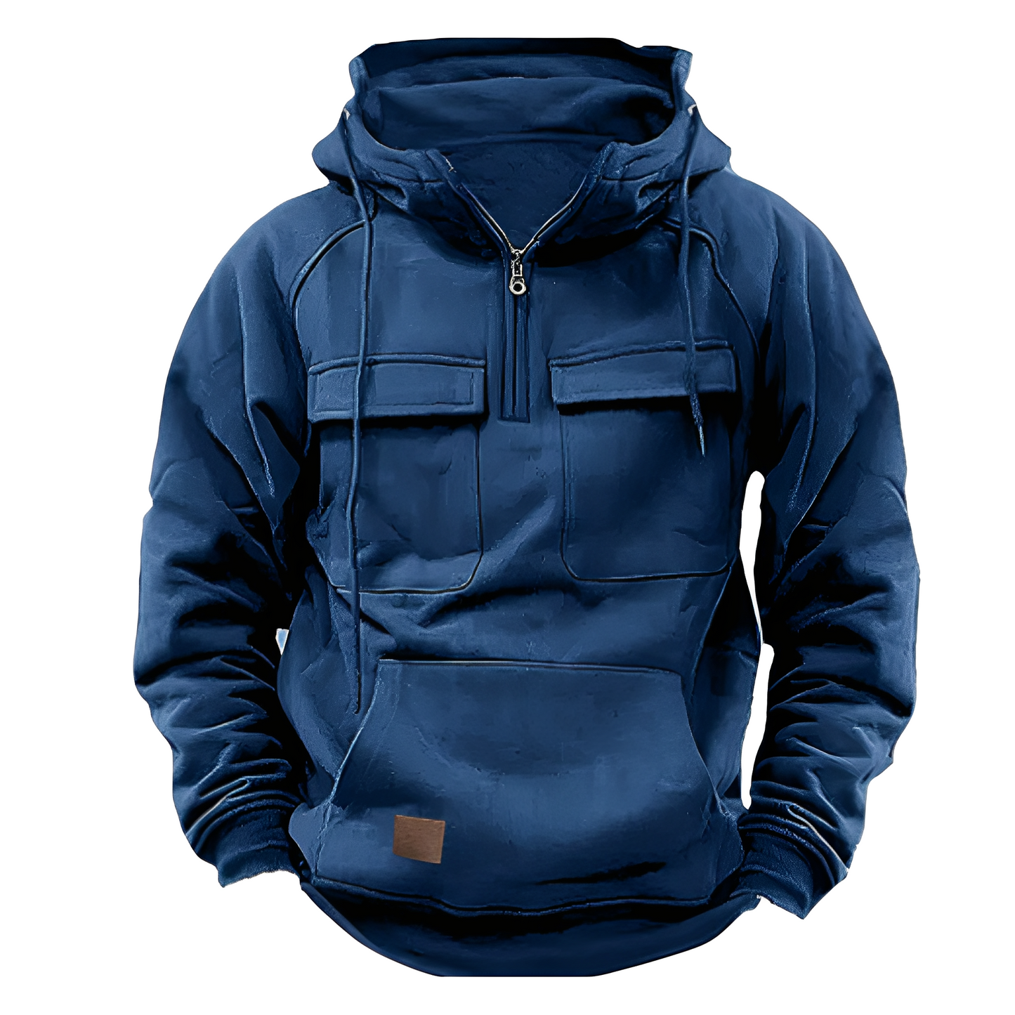 Berg-Feldt | Klassischer Hoodie mit mehreren Taschen für Männer