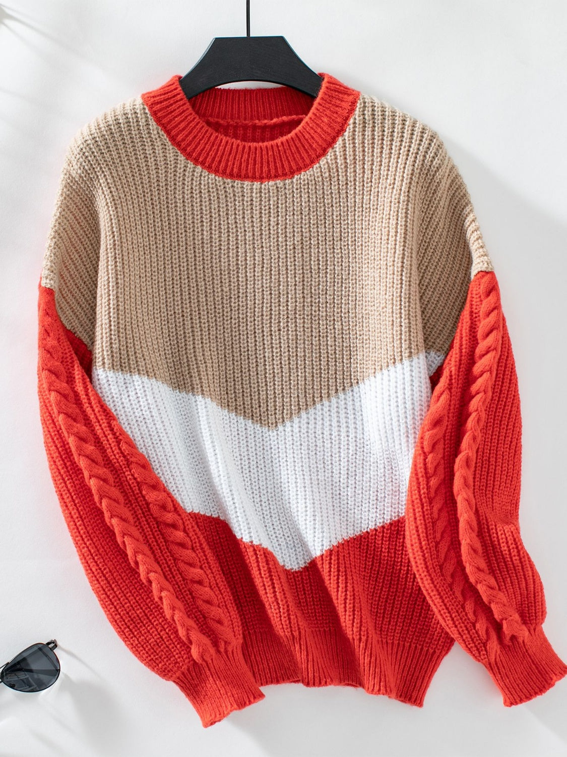 Berg-Feldt | Strickpullover mit Farbblocken Weicher Strick Elegantes Design
