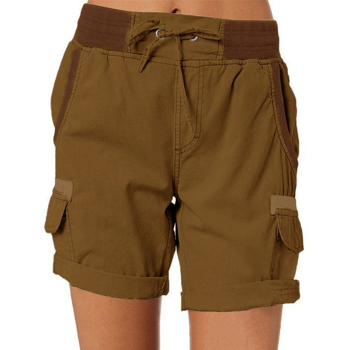 Pantalon décontracté taille haute douillet