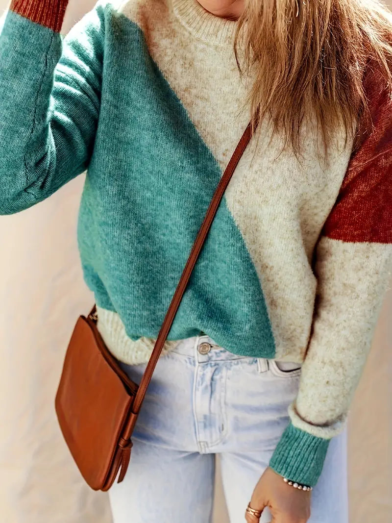 Berg-Feldt | Farbblock Pullover
