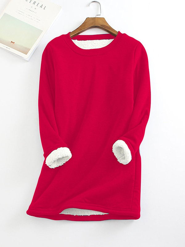 Belen : Sweat-shirt doublé polaire