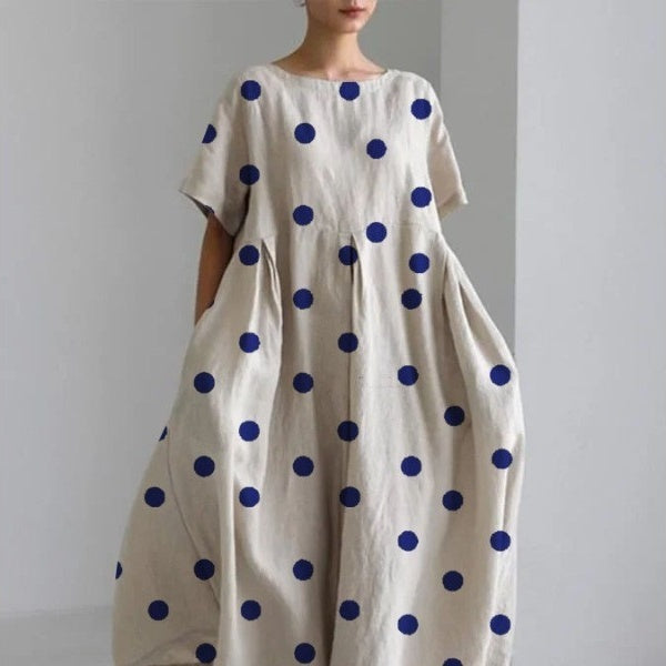 Robe aspect coton avec impression 3D Fudus