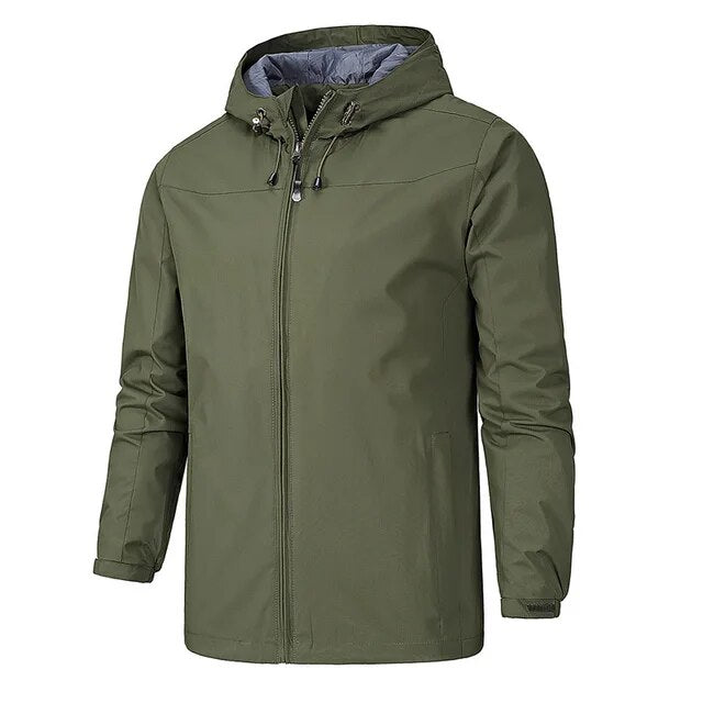 Herren Kapuzenjacke mit Windschutz - Jef