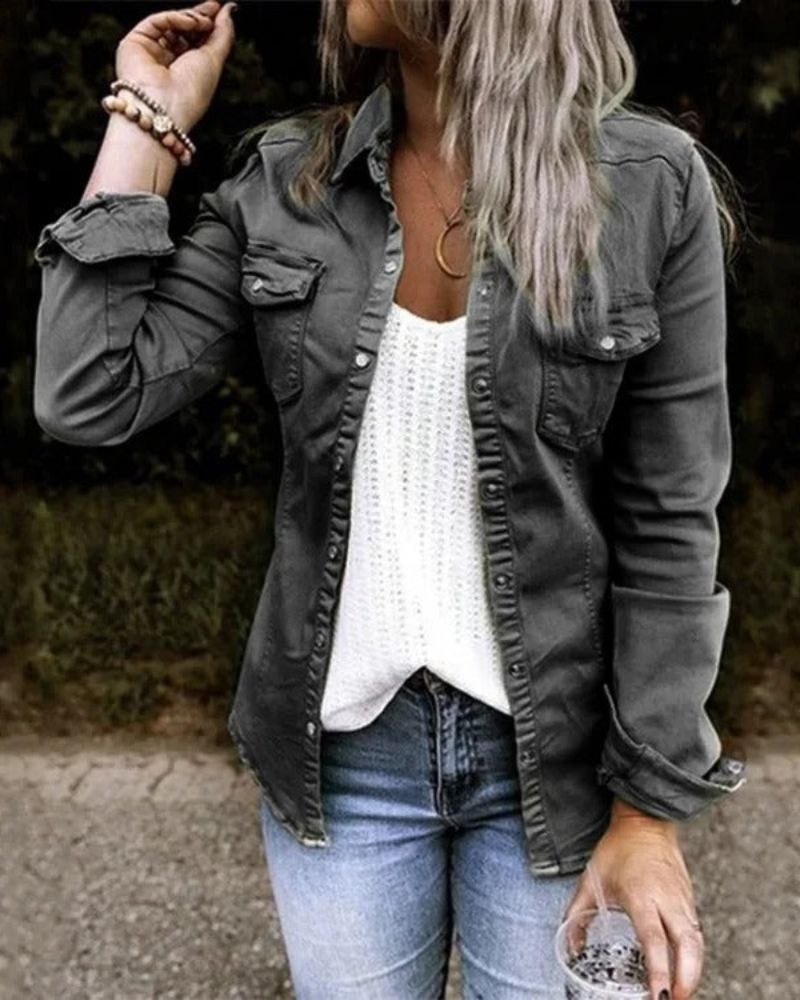 Berg-Feldt | Klassische Jeans Jacke Damen